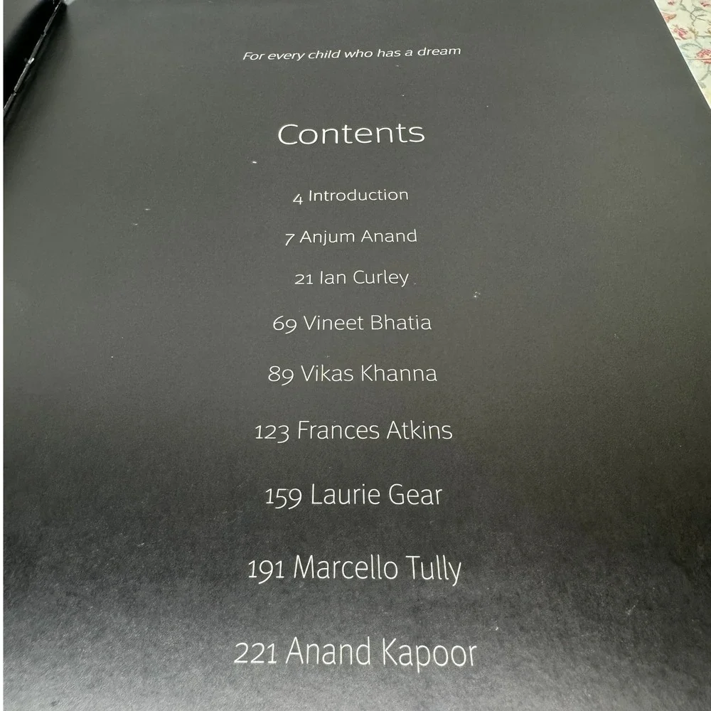 Taste 7 Michelin Star and Celebrity Chefs Anand Kapoor Hardcover Cookbook 2014